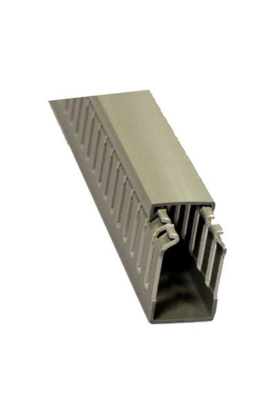 Canalux Perforated Cable Duct 40x80mm Grey 2m