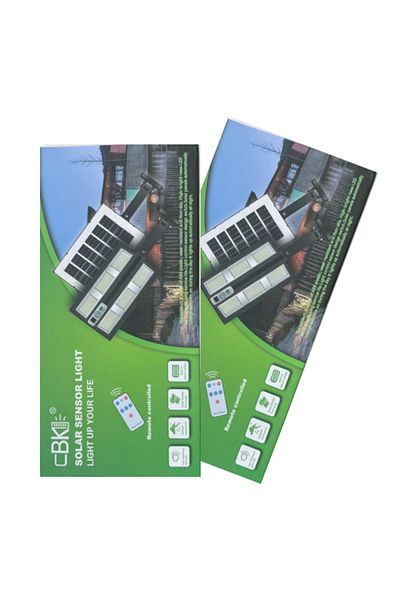 OEM Set of 2 lamps with sensor, solar charging, waterproof, high brightness