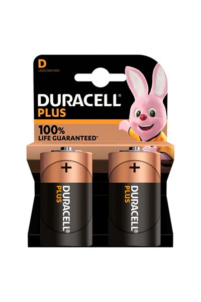 Duracell | Plus MN1300 | D | Alcalin | 2 buc.