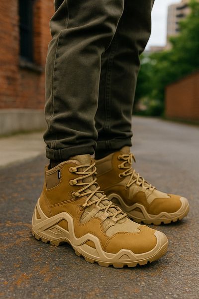 URBANMOTION Men's Outdoor Short Tactical Boots - Waterproof, Lightweight, Anti-Slip Sole