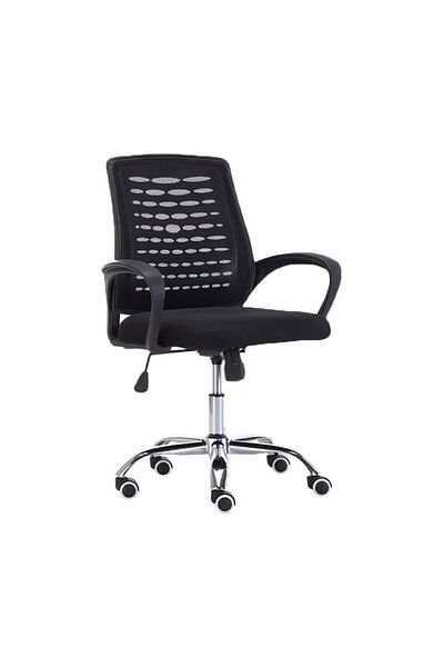 rexa Adjustable Mesh Office Chair Black/Silver
