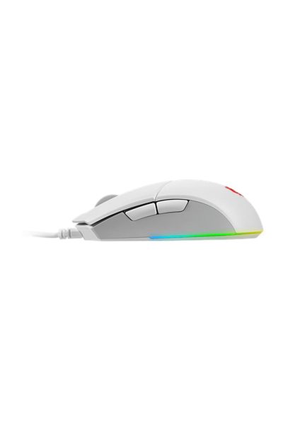 ARMSİLVER MSI | Clutch GM11 | Optyczna | Mysz dla graczy | Biała | Tak
