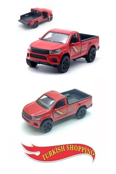 shop 1:36 Scale Diecast Off-Road Pickup Truck Pull Drop Three Doors Open