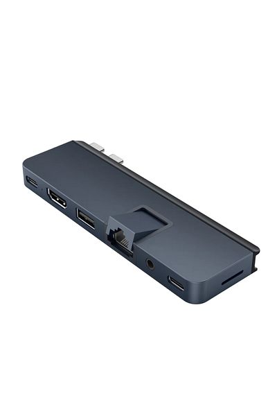 3DHyperStudio Koncentrator HyperDrive Dual USB-C 7-w-2 z uniwersalnym adapterem