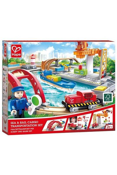 Hape Naval transport train set