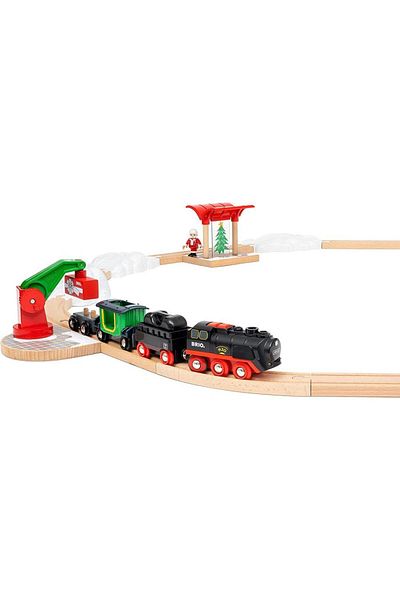 BRIO Christmas steam train set