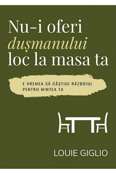 Editura Scriptum Don't give the enemy a seat at your table. It's his time.