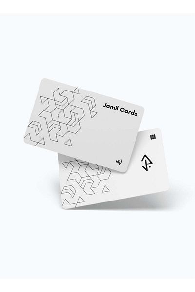Jamilcards Jamil NFC™ - Minimal White Card