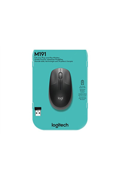logitech | Mysz pełnowymiarowa | M190 | Bezprzewodowa | USB | Kolor grafitowy