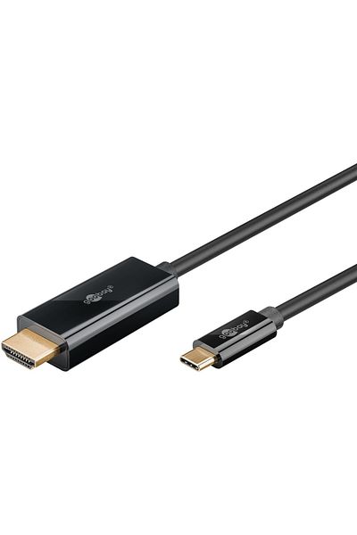 goobay USB-C to HDMI Cable 4K at 60 Hz, 1 m | 75696