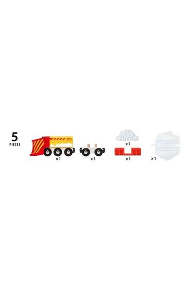 BRIO Snow plow train