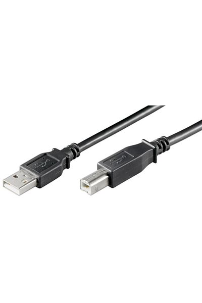 goobay | Kabel USB | Męski | 4-pinowy USB typu A | Męski | 4-pinowy USB typu B | Czarny | 1,8 m