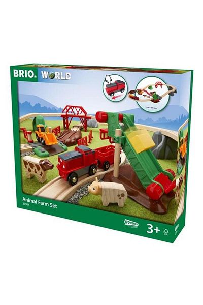 BRIO Farm animal train set
