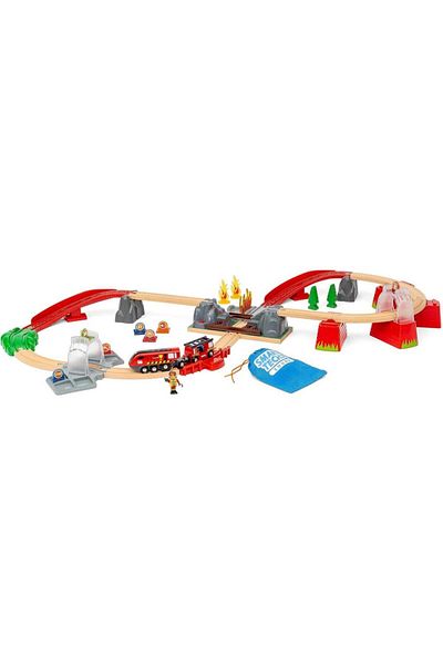 BRIO Smart fire engine train set