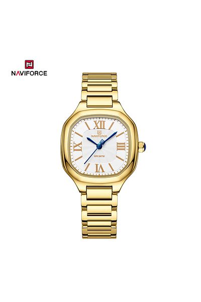 Naviforce NF5042 Elegant Commuter Ladies’ Waterproof Stainless Steel Watch with Gift for Girls (GWG)