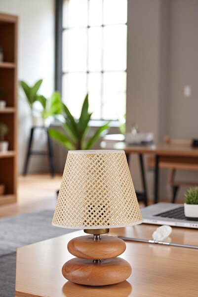 Lumexx MARS NATUREL PETEK ABAJURLU MASA LAMBASI