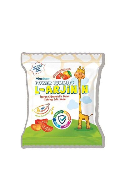 Miraderm Power Gummies L Arginine 64 Gel