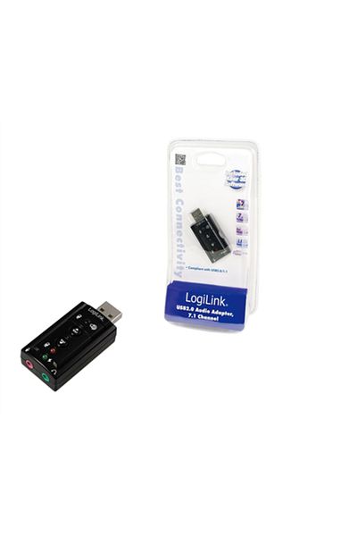 LogiLink | Karta dźwiękowa | Karta dźwiękowa USB z wirtualnymi efektami dźwiękowymi 7.1