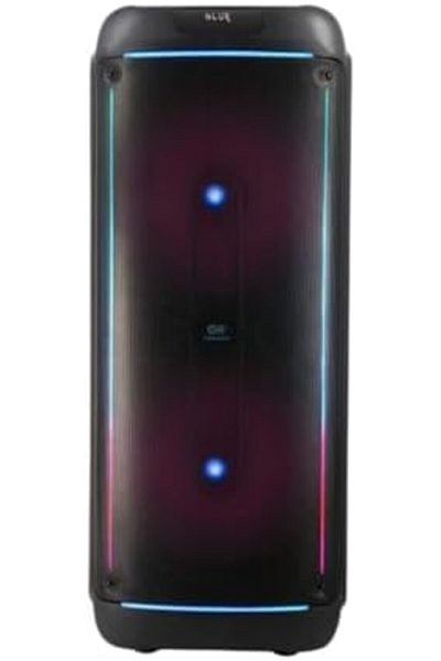 Engage Party Speaker (EPS1522), Black - 120w Bluetooth Speaker With Built-in Disco Lights Mic/guitar