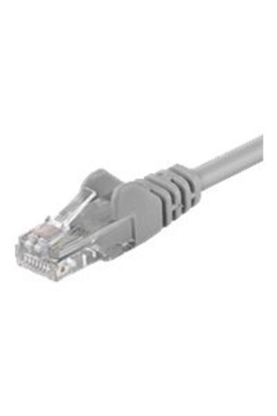 goobay | Kabel krosowy CAT 6, U/UTP | Szary