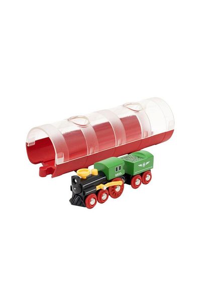 BRIO Steam train with tunnel