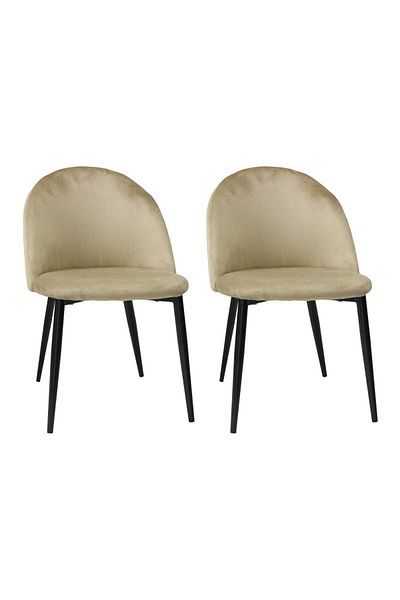 ARTA DOOR Set of 2 Bella Verde Aqua Chairs Black Leg, HoReCa, Kitchen, Living Room, Office, Bedrooms, Hallways