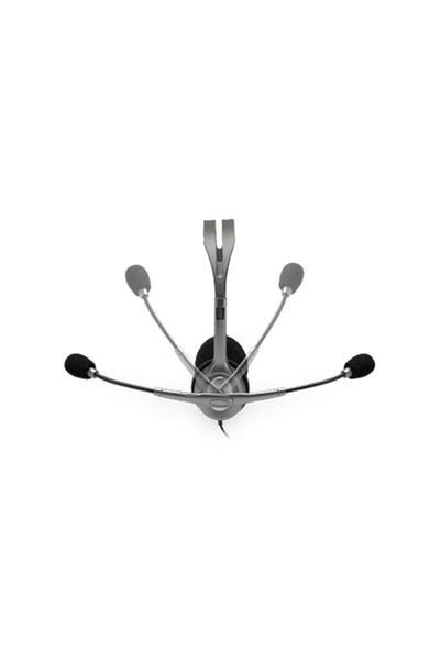 logitech | Stereofoniczny zestaw słuchawkowy | H111 | Wbudowany mikrofon | 3,5 mm | Szary