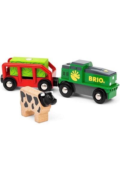 BRIO Battery-operated farm train