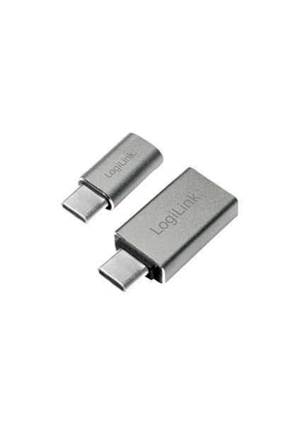 LogiLink AU0040, przejściówka USB, typ C na USB 3.0 i Micro USB żeńskie