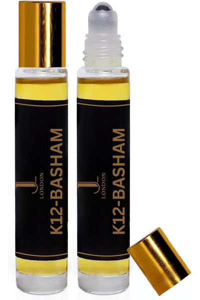 JAN LONDON Essential Attar Oil 10ml | Non-Alcoholic Unisex Roll-On | Signature Scent (K12-BASHAM)