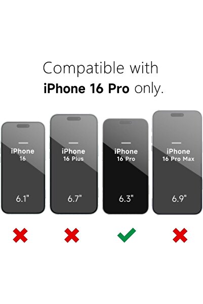 Flippy Husa de Protectie Matte TPU, Flippy, pentru Apple iPhone 16 Pro, Acoperire Completa, Rosu