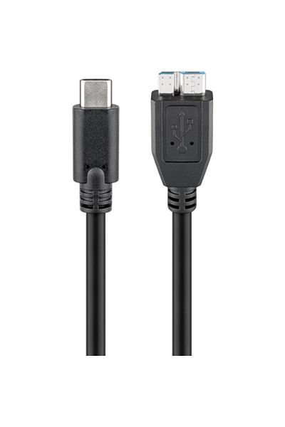 goobay | Kabel USB-C | Męski | 24-pinowy USB-C | Męski | 9-pinowy Micro-USB Typ B | 0,6 m