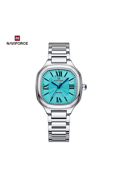 Naviforce NF5042 Elegant Commuter Ladies’ Waterproof Stainless Steel Watch with Gift for Girls (SBES)