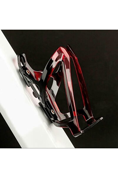 Aptel Suport de sticlă pentru bicicletă, plastic, negru/roșu, 14x7.5 cm