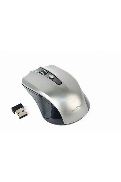 Gembird | Mysz | MUSW-4B-04-BG | Standardowa | Bezprzewodowa | Czarna / Space Grey