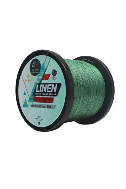 DFT Bojin 4X Linen 0.40MM Yeşil İp Misina 1000 M