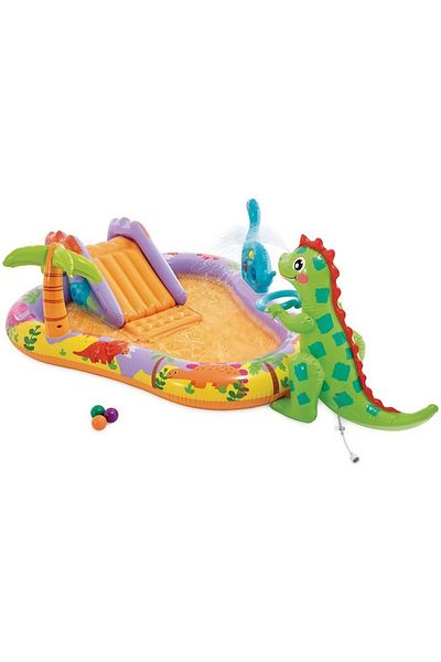 Intex Inflatable Pool - Dino Park Play Center, 201 x 157 x 69 cm