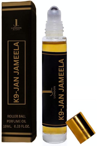 JAN LONDON Essential Attar Oil 10ml | Non-Alcoholic Unisex Roll-On | Signature Scent (K9-JAN JAMEELA)