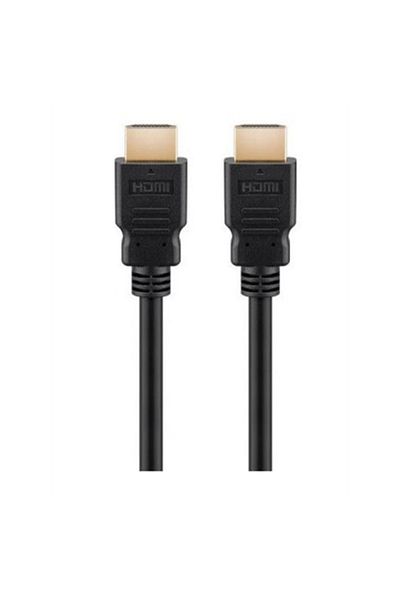 goobay | Męski | 19-pinowy HDMI typ A | Męski | 19-pinowy HDMI typ A | 1,5 m | Czarny