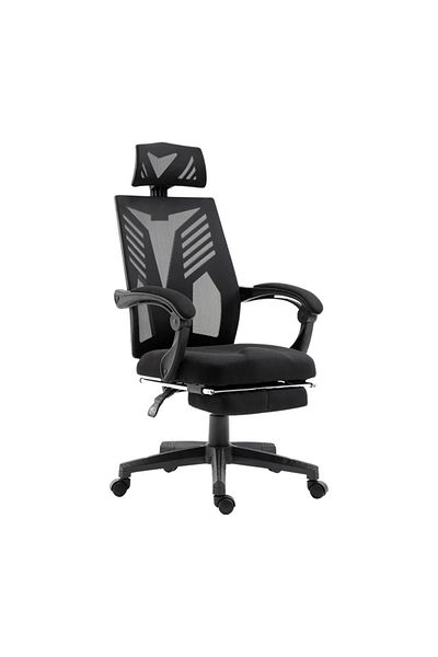 rexa Swivel Mesh Office Chair Black
