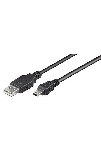 goobay 50767 Kabel USB 2.0 Hi-Speed, czarny, 1,8 m | | USB-A do mini-USB