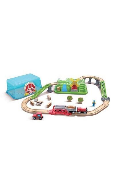 Hape Rustic train set