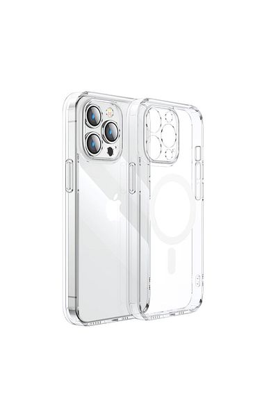 Joyroom Magnetyczne etui do iPhone 14 Plus kompatybilne z MagSafe przezroczysty 14D