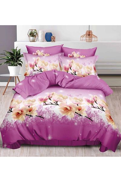 CHIRASO CHIRASO 3D Bedding Set, 6 pieces, Classic Sheet 240x250cm, Duvet Cover 200x230cm, 4 Pillowcases