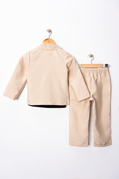 tinytrends Boy's Double Breasted 3-Piece Suit