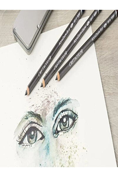 arttone Canson A5 200 Gr 20 Sheets Carrying Case Cretacolor 6'+3 Aquarell Waterable Graduated Pen