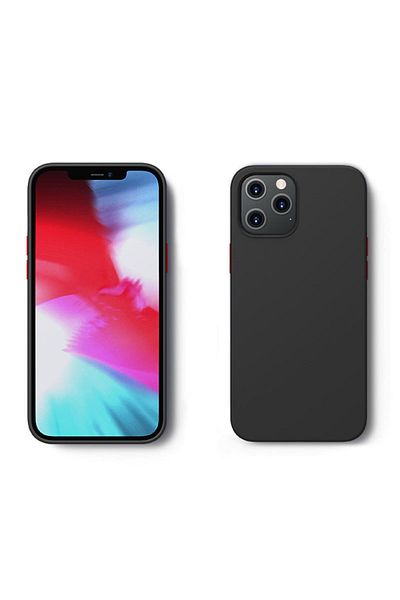 Joyroom Ochronne etui do iPhone 12 Pro Max Color Series czarny