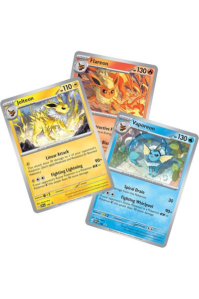 TOYFEST 3 Packs (30 Cards) Prismatic Evolution Unlicensed Pokemon Game Card Tcg Scarlet & Violet Booster Pack