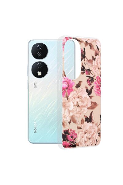Techsuit Carcasă pentru Honor X7b / X7b 5G / 90 SMART - Seria Marble - Mary Berry Nude