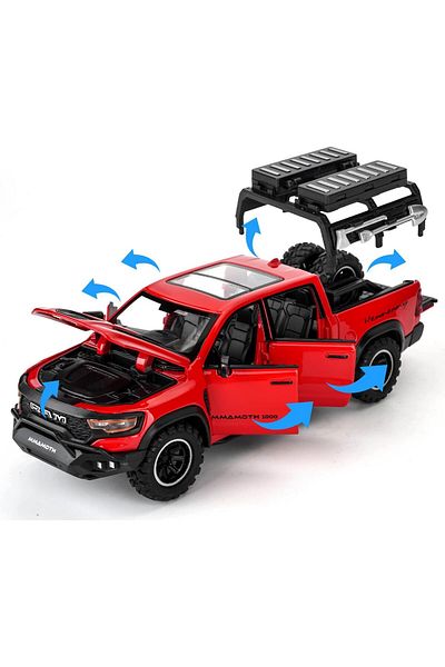 rexa Dodge Ram Mammoth Pick-Up Truck – Rugged Model Car Toy for Kids